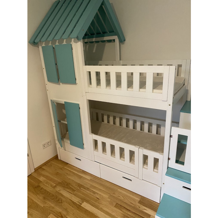 Spielbett und Abenteuerbett mit Rausfallschutz Linz